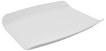 Melamine Curved 1-2 Gastro Tray with sf (265x325x40mm) White