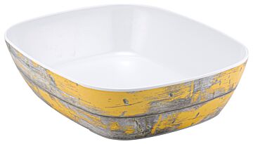 1-2 Size Tura Melamine Crock 3.5L (265x325x80mm) Rustic Yellow