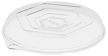 Hive Copolyester Salad Dish Lid to fit 72171 (6 Pack) (161x149x22mm) Clear