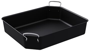 Greblon Ore Stainless Steel Crock 5L (325x265x70mm) Black