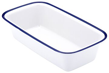 1-3 Size Enamelware Melamine Dish 2L (176x325x80mm) Blue