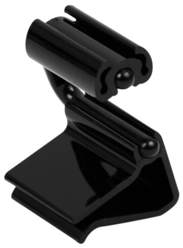 PC Horizontal Ticket Clamp (10 Pack) (20mm) Black