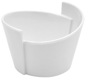 Melamine Lotus Dish 65ml (85x77x55mm) White