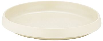 Trafalgar Melamine Large Shallow Dish (245x225x34mm) Parchment