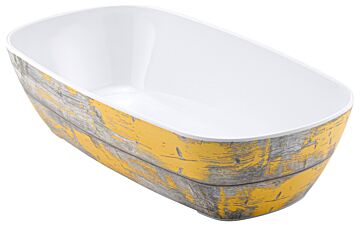 1-3 Size Tura Melamine Crock 2L (176x325x80mm) Rustic Yellow
