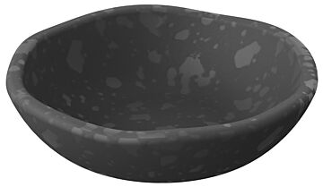 Mineral Melamine Crackle Bowl 450ml (160x43mm) Agate Grey