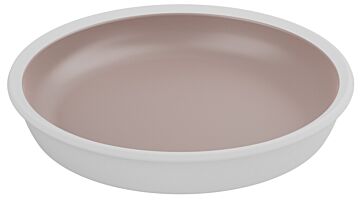 Trafalgar Melamine Dish Insert (210x210x36mm) White and Taupe