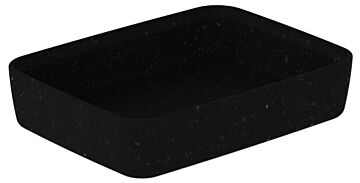 Kata Speckled Melamine Crock 350ml (130x175x40mm) Black