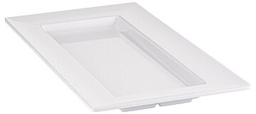 Melamine Rectangular Dover Tray 300ml (375x187x30mm) White
