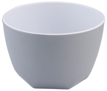 Hive Melamine Soup Pot (12 Pack) 478ml (74mm) Grey and White
