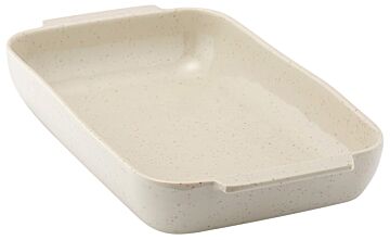 1-4 Size Marl Melamine Insert 700ml (239x149x40mm) Cream
