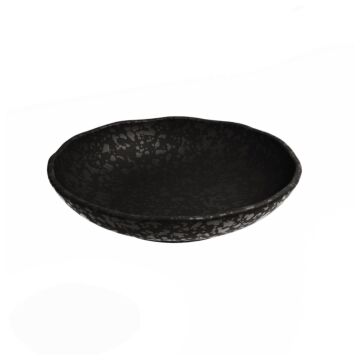 Mineral Melamine Crackle Dish 1.3L (240x240x50mm) Noir