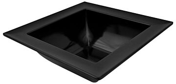 Melamine Square Dover Dish 2L (250x250x90mm) Black