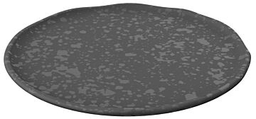 Mineral Melamine Crackle Bord (254x30mm) Agaatgrijs