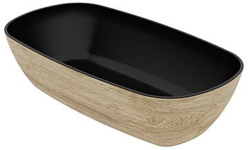 1-3 Size Tura Melamine Crock 2L (176x325x80mm) Black