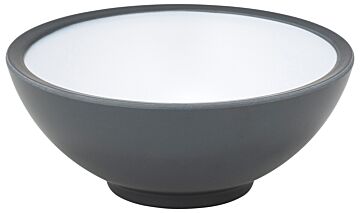 Trafalgar Melamine Dish 850ml (191x191x78mm) White and Grape