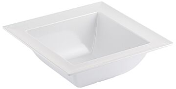 Melamine Square Dover Dish 2L (250x250x90mm) White