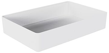 Kata gespikkelde melamine Crock 8.9L (520x346x70mm) Wit