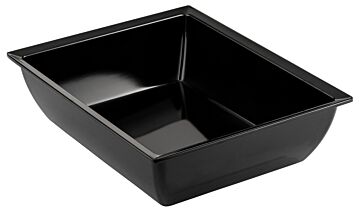 1-2 Size Melamine Classico Crock 4L (325x265x90mm) Black