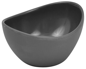 t Melamine Reef Small Oval Dish 60ml (82x66x43mm) Grey
