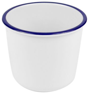 Enamelware Melamine Pot 400ml (100x85mm) Blue