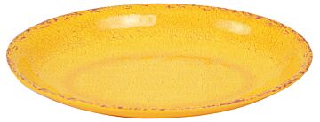 Casablanca Melamine Oval Low Dish 800ml (210x280x35mm) Orange