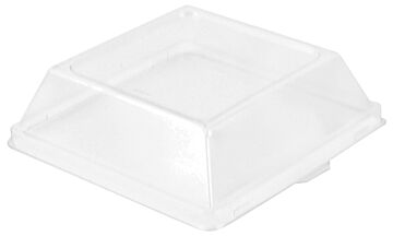 Lid for Small Square Plates (172x172x50mm) Clear