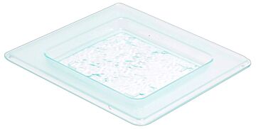 Glazz Small Square Plate (170x170x15mm) Green