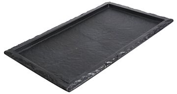 Slate Look Full Size Gastronorm (530x325x30mm) Black