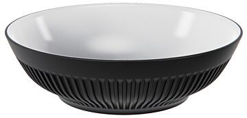 Talon Melamine 10inch Bowl 1.4L (241x241x70mm) Black