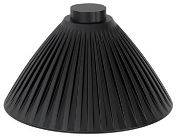 Talon Loom melamine sokkel laag (107x107x65mm) Zwart