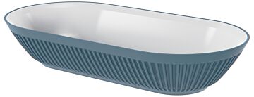 Talon Melamine Pill Dish 1.3L (316x163x61mm) Blue