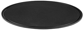 Slate Effect Round Melamine Platter w/sf (285mm) Black