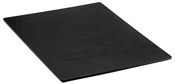 1-2 Size Slate Effect Melamine Tray w/sf (325x265x10mm) Black