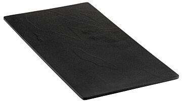 1-3 Size Slate Effect Melamine Tray w/sf (176x325x10mm) Black