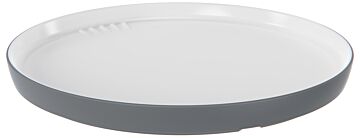 Talon Melamine 10inch Plate (251x251x25mm) Grey