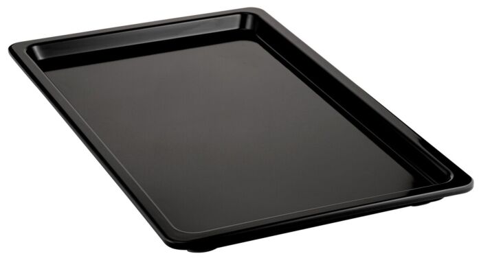 Melamine 1-1 Thin Rim GastroTray w/sf 2.1L (530x325x30mm) Black