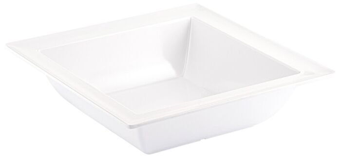 Melamine Dover Schaal 2.5L (290x290x80mm) Wit