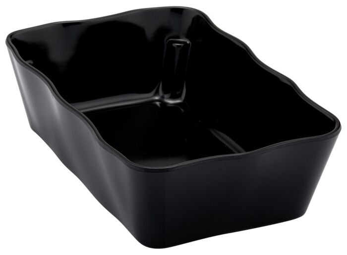 Melamine Aalto Dish Black