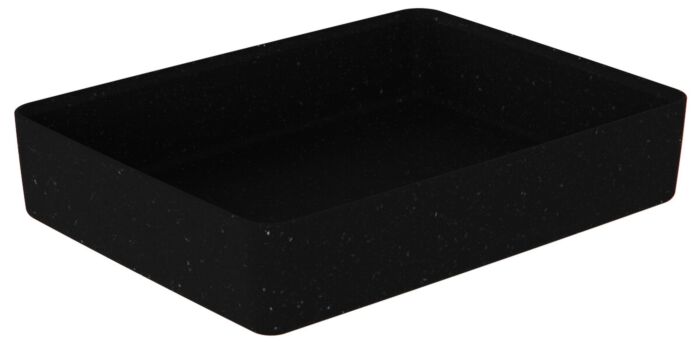 Kata Gespikkelde Melamine Crock 4200ml (260x345x70mm) Zwart