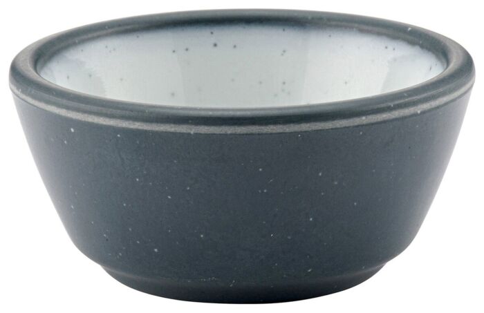 Marl Melamine Ramekin 65ml (75x75x35mm) Steel Blue