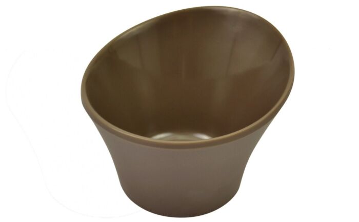 Matt Melamine Reef Small Dish 120ml (94x90x64mm) Stone