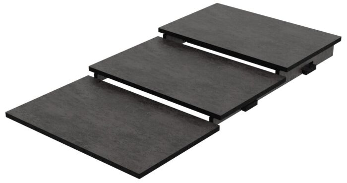 Three Tier HPL Riser (325x795mm) Tempered Steel