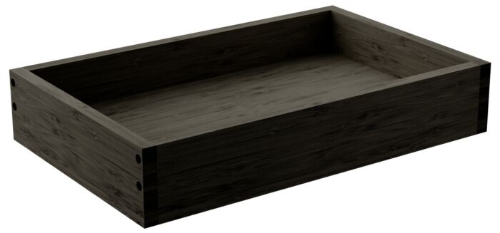 Bamboe Kist Groot (546x346x90mm) Zwart