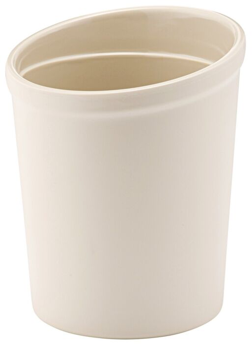 Melamine Angled Dressing Pot 1L (130x160mm) Cream