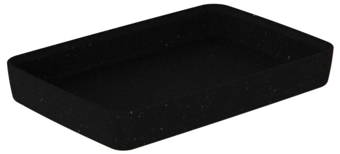 Kata gespikkelde melamine Crock 750ml (175x260x40mm) Zwart