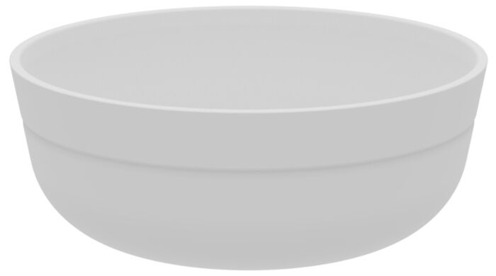 Hu Melamine Round Dish 184 x (6 Pack) White