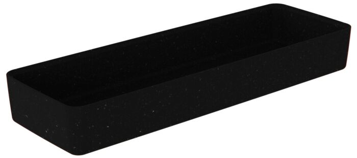 Kata gespikkelde melamine Crock 4200ml (175x520x70mm) Zwart