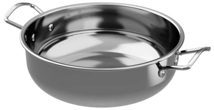 RVS Balti-schaal 1.75L (235x80mm) Metallic