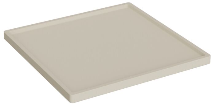 Trafalgar Melamine Square Plate Parchment